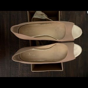 Cole Haan Peep-Toe Flats